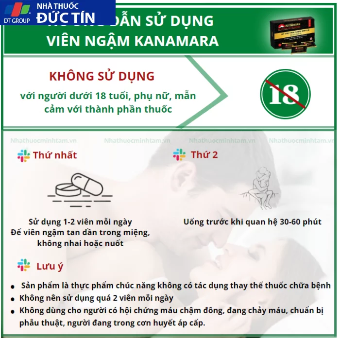 Viên Ngậm Kanarama - Tăng Cường Sinh Lý Nam 14 huong dan su dung vien ngam sinh ly kanamara 1 700x700 1