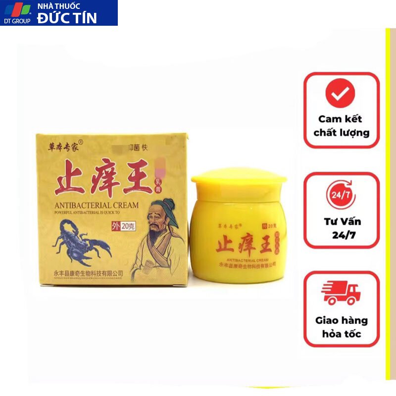 Kem bọ cạp bôi nấm ngứa, tổ đỉa, hắc lào, á sừng, nấm móng tay chân hũ vàng 14 huvang3