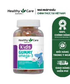 Alternative view of Kẹo dẻo tăng thị lực phát triển trí não Healthy Care Kids Gummy Omega-3 250 viên