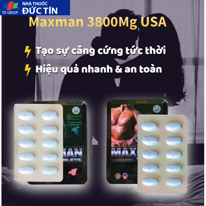 Viên Uống Cường Dương Maxman 3800mg Chính Hãng - Tăng Cường Sinh Lý Phái Mạnh 30 maxman 3800 la thuoc gi mua o dau chinh hang 700x700 1