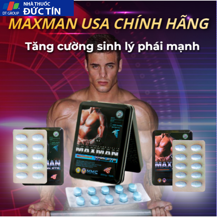 Viên Uống Cường Dương Maxman 3800mg Chính Hãng - Tăng Cường Sinh Lý Phái Mạnh 27 maxman 3800 thuoc cuong duong my chinh hang 700x700 1