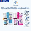 Xịt họng nhất nhất trẻ em và xịt họng nhất nhất người lớn hỗ trợ giảm ho,giảm rát họng