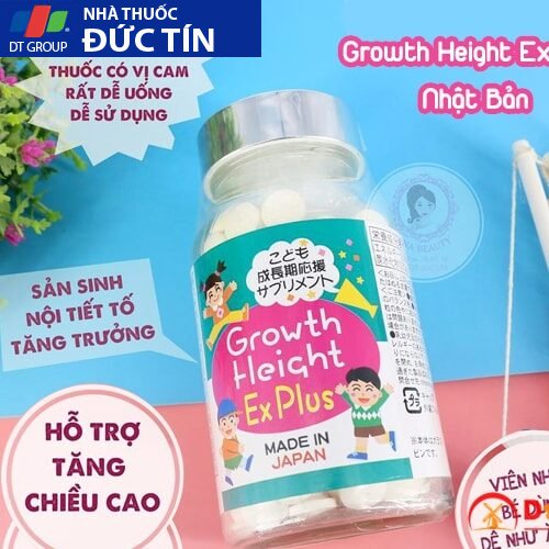 Viên uống hỗ trợ tăng chiều cao cho bé từ 3 tuổi GH EX Plus 300 viên Nhật Bản 9 nhat2