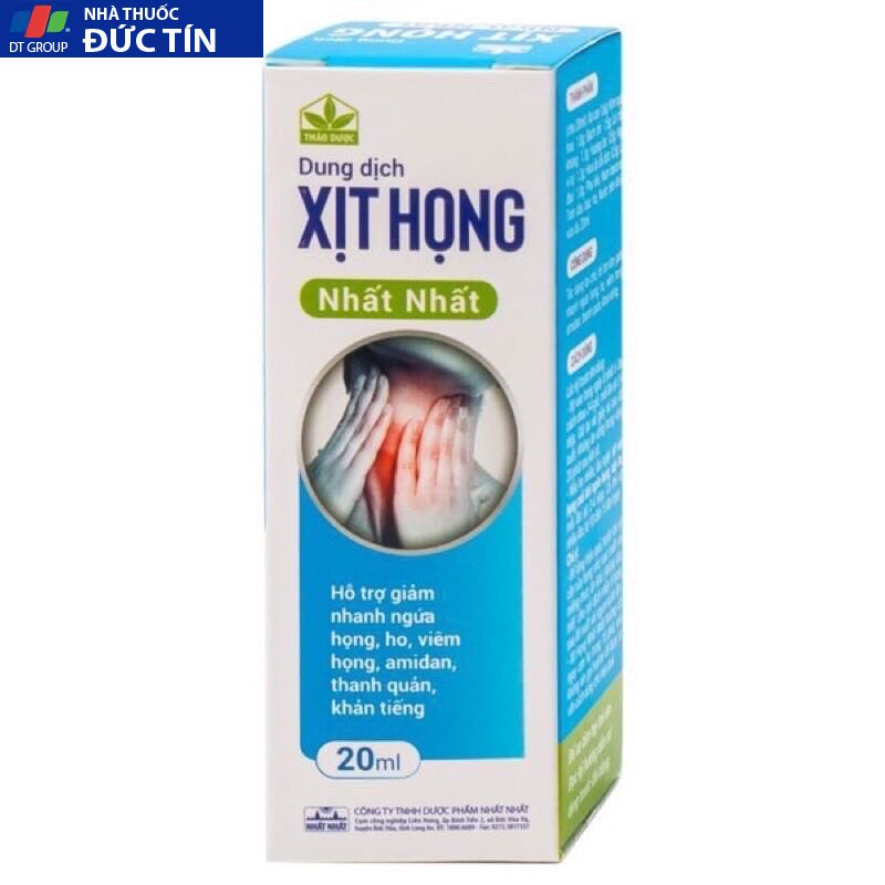 Xịt họng nhất nhất trẻ em và xịt họng nhất nhất người lớn hỗ trợ giảm ho,giảm rát họng 23 nhat3
