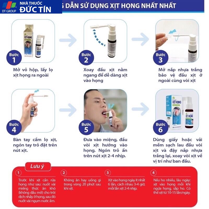 Xịt họng nhất nhất trẻ em và xịt họng nhất nhất người lớn hỗ trợ giảm ho,giảm rát họng 19 nhat7