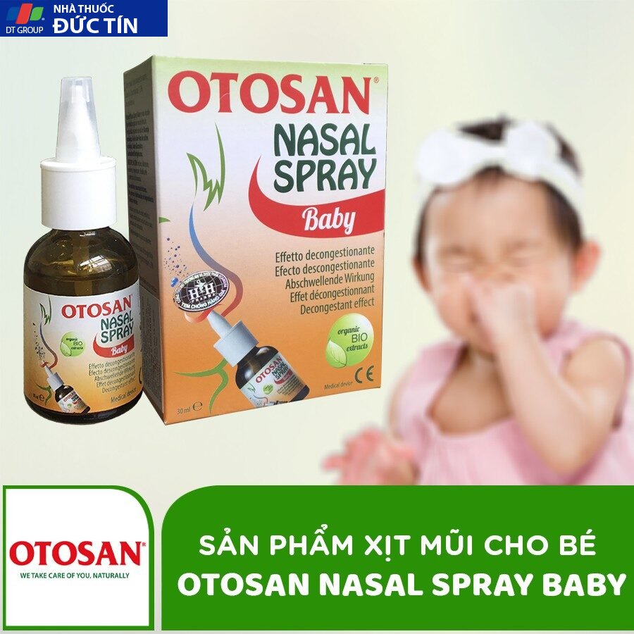 Xịt mũi cho bé Otosan Nasal Spray Baby viêm mũi dị ứng viêm xoang làm sạch khoang mũi thông mũi Lọ 30ml 19 otsan7