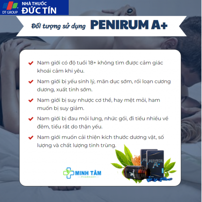 PENIRUM A+ CHÍNH HÃNG - TĂNG CƯỜNG SINH LÝ NAM GIỚI 4 PENIRUM A+ CHÍNH HÃNG - TĂNG CƯỜNG SINH LÝ NAM GIỚI - Ảnh 4