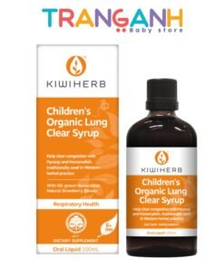 Siro đẩy đờm Kiwiherb Children's Organic Lung Clear Syrup cho bé