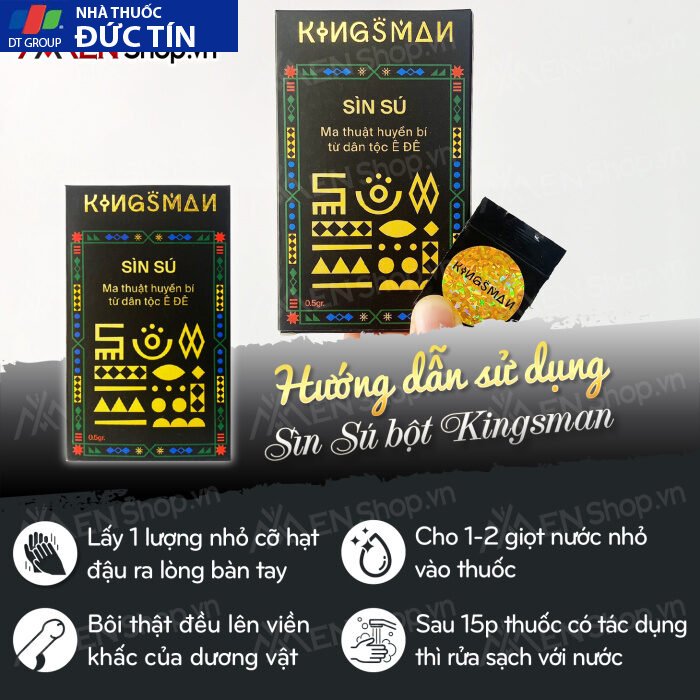 Sìn Sú Dạng Bột KingsMan - 100% Thảo Dược Thiên Nhiên 36 trum sin su dang bot kingman 04png