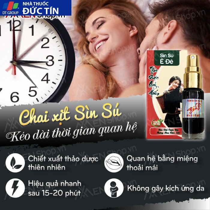 Chai Xịt Sìn sú Dân Tộc Ê Đê - Kéo Dài Thời Gian Quan Hệ 40 trum sin su dang xit 01png