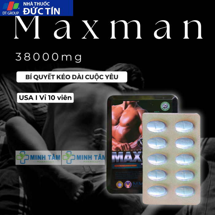 Viên Uống Cường Dương Maxman 3800mg Chính Hãng - Tăng Cường Sinh Lý Phái Mạnh 32 vien uong cuong duong maxman 3800 10 vien my chinh hang co tot khong 1 700x700 1