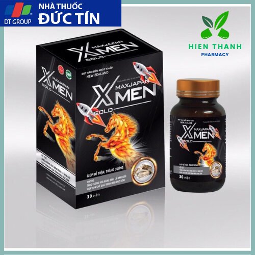 Viên uống bổ thận X - MEN GOLD, hỗ trợ bổ thận tráng dương, tăng cường sinh lí nam giới (Hộp 30 viên) 23 amngold1