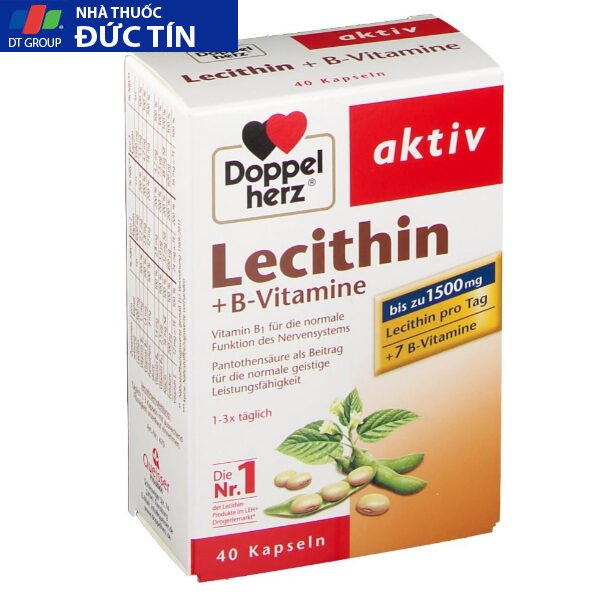Hàng Đức mầm đậu nành Lecithin của Doppel hộp 40 viên 2 aua4