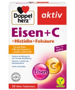 Hàng Đức Viên uống Eisen + C + Histidin + Folsaure hộp 30 viên