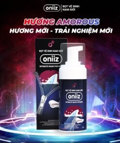 Dung dịch vệ sinh nam giới tạo bọt oniiz hương nước hoa unisex Amorous 100ml 12 botvessinh1 2