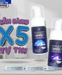 Bọt vệ sinh nam giới Oniiz Dung dịch nam tạo bọt (Hương nước hoa) 100ml 13 botvessinh3