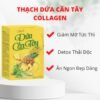 Thạch dứa cần tây Collagen giảm cân cấp tốc an toàn detox đẹp da