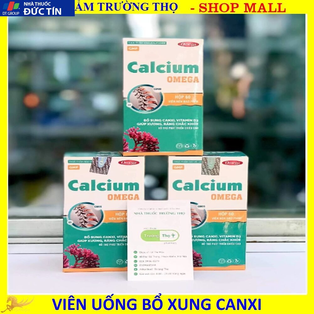 Viên uống Calcium Omega bổ xung Canxi , Bổ xung canxi cho trẻ bị còi xương ,Hỗ trợ tăng chiều cao , Chắc khỏe xương khớp 22 canxi2 1