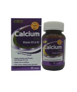Thực phẩm bảo vệ sức khỏe Calci New D3 & K2 giúp bổ sung Canxi ,Trường Thọ hộp 60 viên