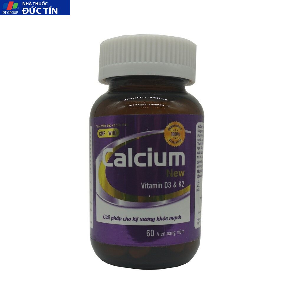 Thực phẩm bảo vệ sức khỏe Calci New D3 & K2 giúp bổ sung Canxi ,Trường Thọ hộp 60 viên 19