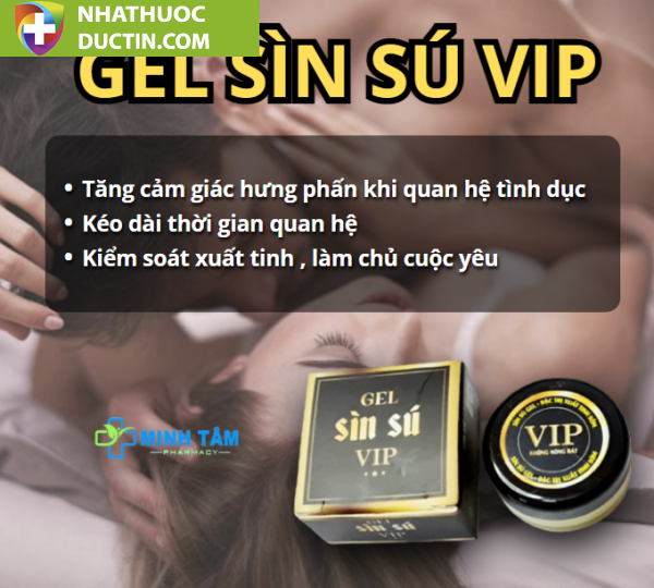 Gel bôi kéo dài thời gian SÌN SÚ VIP hộp 5g 12 gelssin2