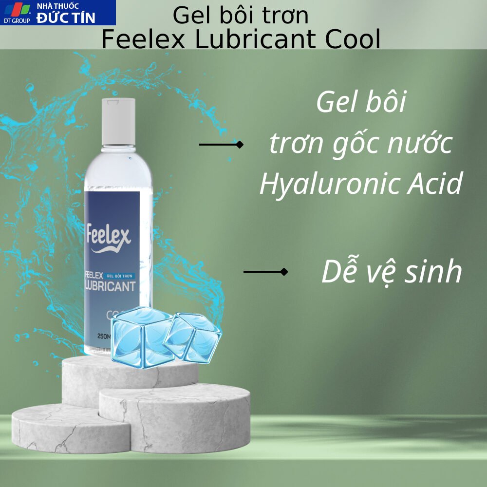 Gel bôi trơn quan hệ Feelex Lubricant Cool cảm giác ấm, lạnh, siêu trơn, nhiều mùi hương 22 geltron4