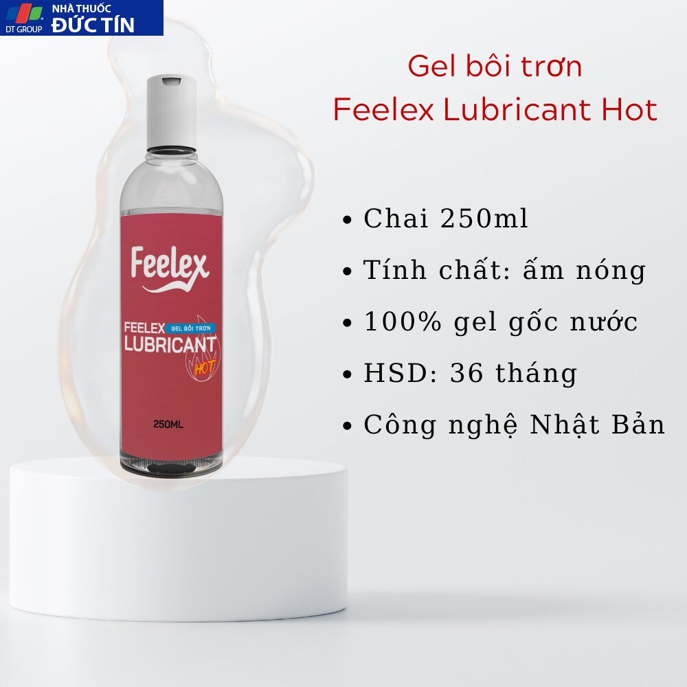 Gel bôi trơn quan hệ Feelex Lubricant Cool cảm giác ấm, lạnh, siêu trơn, nhiều mùi hương 21 geltron5