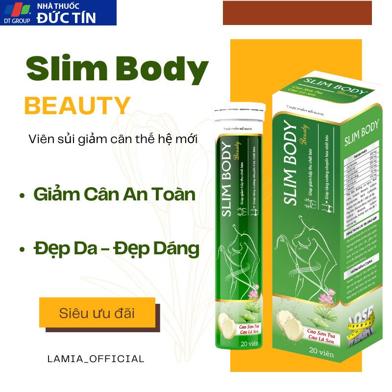 GIẢM CÂN CẤP TỐC VIÊN SỦI SLIM BODY BEAUTY (bản nâng cấp ) HIỆU QUẢ GẤP 3 LẦN NHANH AN TOÀN CHÍNH HÃNG 24 giamcan1 1