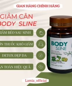 Giảm cân cấp tốc BODY SLINE viên uống đốt mỡ nhanh an toàn hiệu quả chính hãng detox đẹp da hộp 30 viên