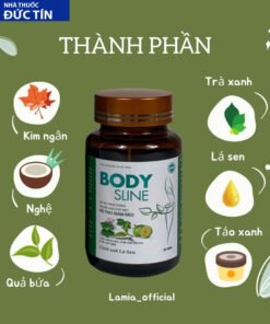 Giảm cân cấp tốc BODY SLINE viên uống đốt mỡ nhanh an toàn hiệu quả chính hãng detox đẹp da hộp 30 viên 10 giamcanbody2