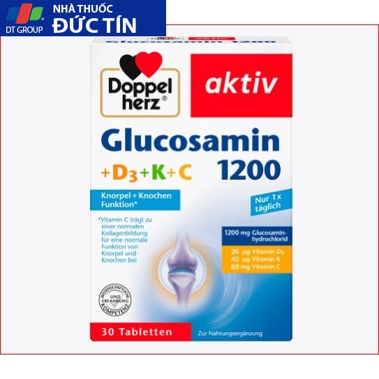 Hàng Đức Glucosamin 1200 hộp 30 viên 2 glucoduc