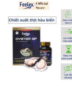 Tinh chất hàu biển cao cấp Feelex Oyster GP tăng cường sinh lý cho nam giới hộp 60 viên