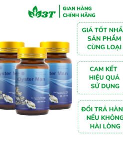 Combo 3 Hộp Tinh Chất Hàu Oyster Man Tăng Cường Sinh Lý Nam, Cải Thiện Xuất Tinh Sớm (3 Hộp x 30 viên) 500g