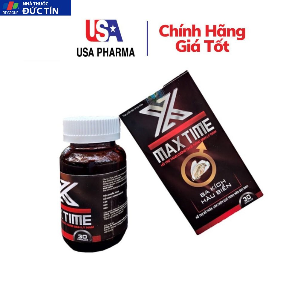 Viên ba kích hàu biển MAXTIME bổ thận nam, tăng cường chức năng sinh lý nam giới Lọ 30 viên 9