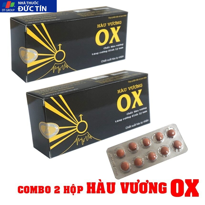 COMBO 2 hộp thực phẩm bảo vệ sức khỏe Hàu vương OX hỗ trợ tăng cường sinh lý nam giới,Trường Thọ pharma hộp 30 viên 16 hauvuong1 1