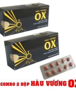 COMBO 2 hộp thực phẩm bảo vệ sức khỏe Hàu vương OX hỗ trợ tăng cường sinh lý nam giới,Trường Thọ pharma hộp 30 viên