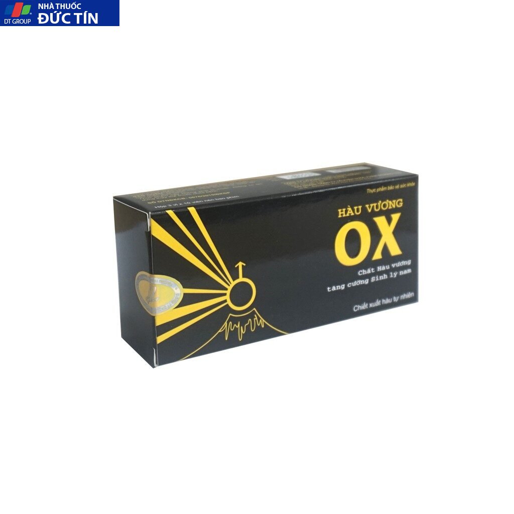 COMBO 2 hộp thực phẩm bảo vệ sức khỏe Hàu vương OX hỗ trợ tăng cường sinh lý nam giới,Trường Thọ pharma hộp 30 viên 13 hauvuong4
