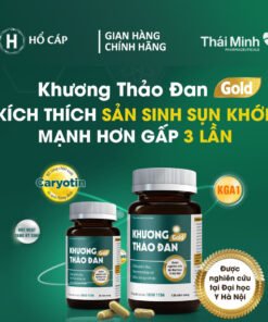 Viên Khương Thảo Đan Gold Thái Minh,Hỗ trợ xương khớp,Lọ 30 và 120 viên