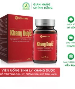Khang Dược Tăng Cường Sinh Lý Nam, Hàu Biển, Bá Bệnh, Sâm Cau Giúp Bổ Thận Tráng Dương, Bền Bỉ Và Dẻo Dai 30 viên/hộp