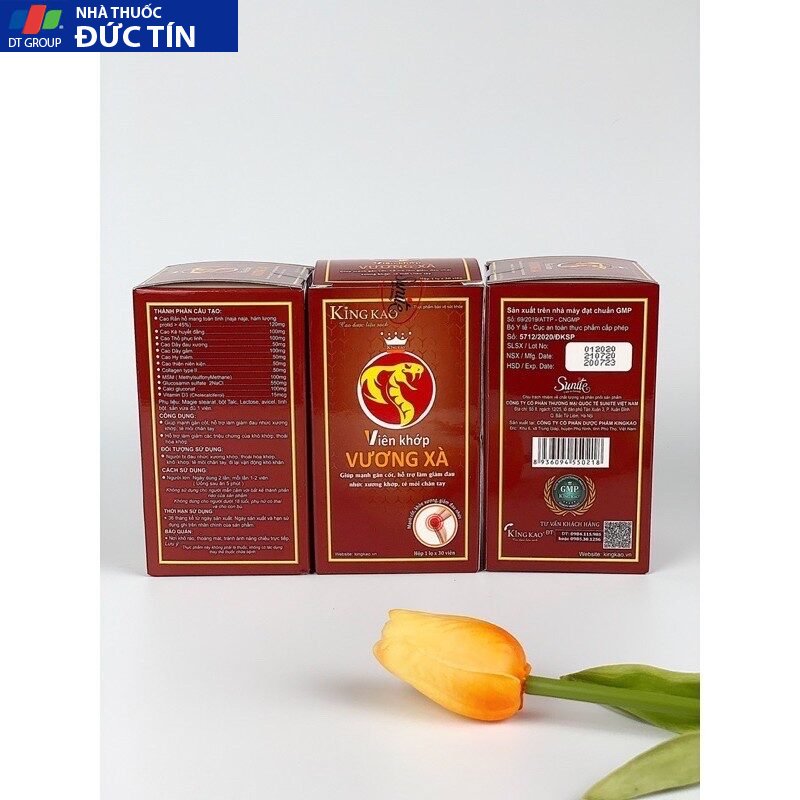 Hỗ trợ xương khớp viêm khớp thoái hoá khớp thoát vị đĩa đệm VIÊN KHỚP VƯƠNG XÀ 120 viên 15 khopvuong5