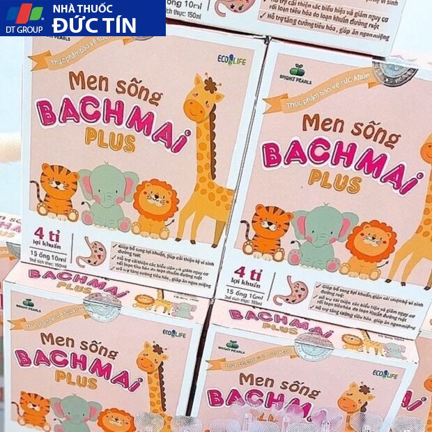 MEN SỐNG BẠCH MAI PLUS (chính hãng hộp 15 ống 10ml) 6 men1 4