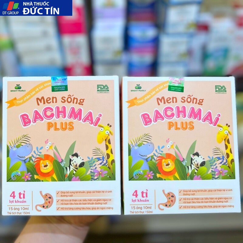 MEN SỐNG BẠCH MAI PLUS (chính hãng hộp 15 ống 10ml) 5 men2 2