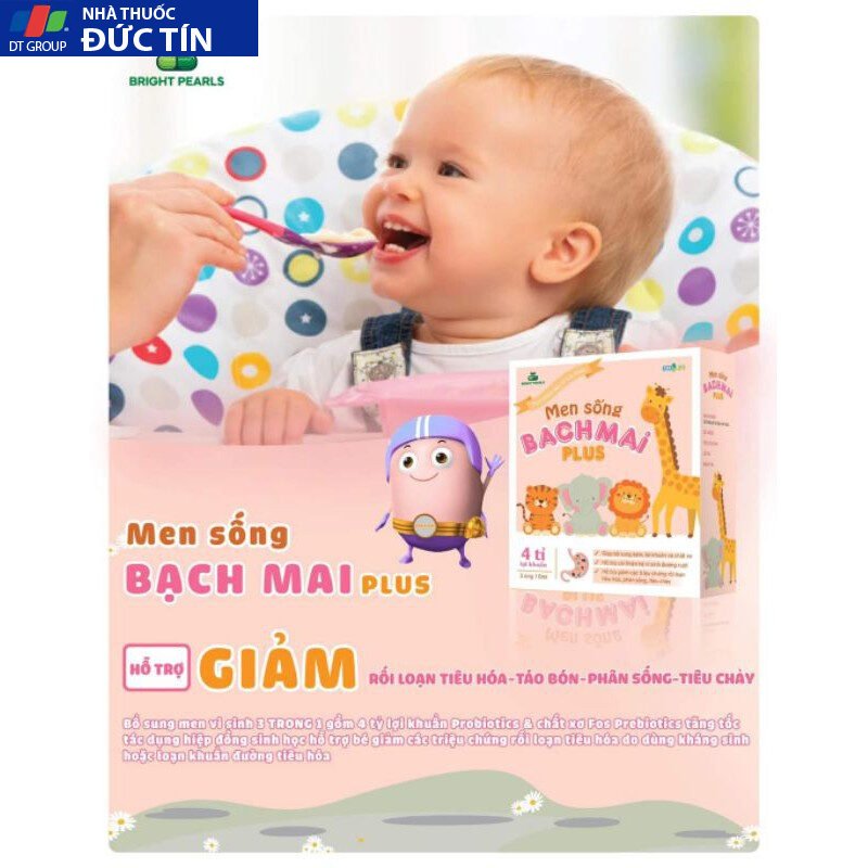 MEN SỐNG BẠCH MAI PLUS (chính hãng hộp 15 ống 10ml) 2 men5 1