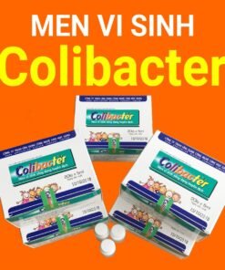Alternative view of Men Vi Sinh Colibacter,Công nghệ của Bệnh Viện Bạch Mai,Ngày Sản Xuất Và Date Mới Nhất - (20 Lọ 5ml/Hộp)