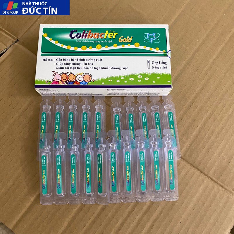 Men sống vi sinh Colibacter Gold - 20 ống- Men sống bạch mai thế hệ 2- giúp tăng cường tiêu hóa ,giảm rối loạn tiêu hóa 20 menbachmai1 2