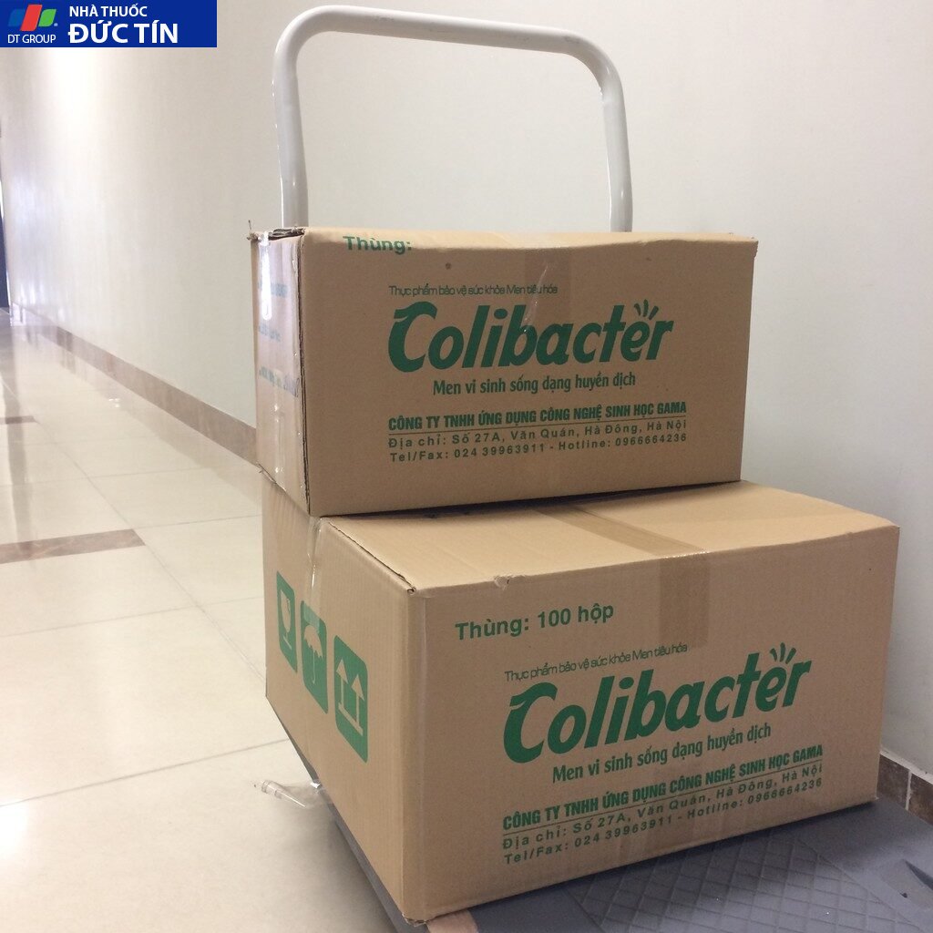 Men Vi Sinh Colibacter,Công nghệ của Bệnh Viện Bạch Mai,Ngày Sản Xuất Và Date Mới Nhất - (20 Lọ 5ml/Hộp) 10 menbachmai4