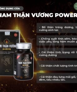 Tăng Cường Sinh Lý Nam Giới NAM THẬN VƯƠNG POWER VAK Giảm Xuất Tinh Sớm Bổ Thận Tráng Dương - Combo 2 hộp 9 namthanvuong2