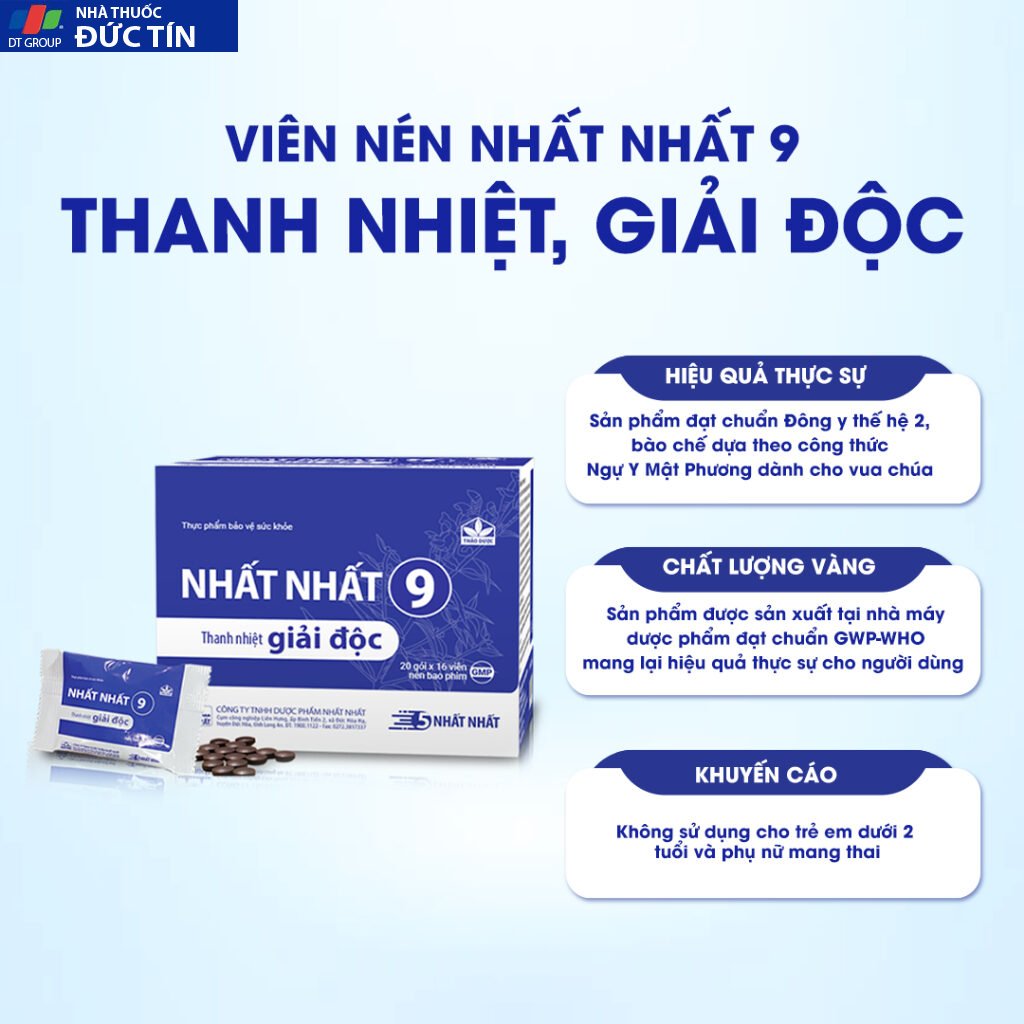Thanh Nhiệt Giải Độc Toàn Thân,Nhất Nhất 9, Hỗ Trợ Tăng Chức Năng Gan, bổ thận, dưỡng tim, lọc máu, giảm mỡ trong máu 19 nhatnhat4