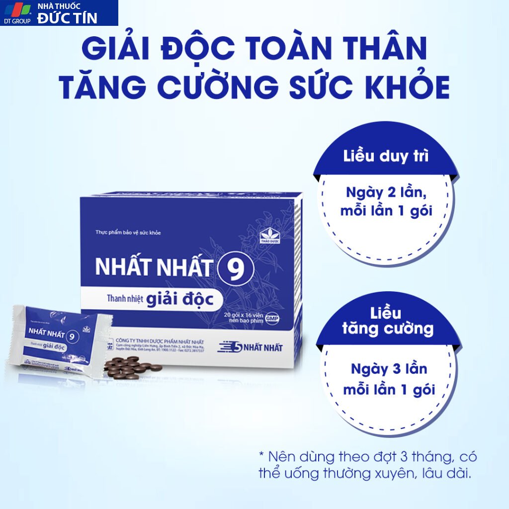 Thanh Nhiệt Giải Độc Toàn Thân,Nhất Nhất 9, Hỗ Trợ Tăng Chức Năng Gan, bổ thận, dưỡng tim, lọc máu, giảm mỡ trong máu 18 nhatnhat5