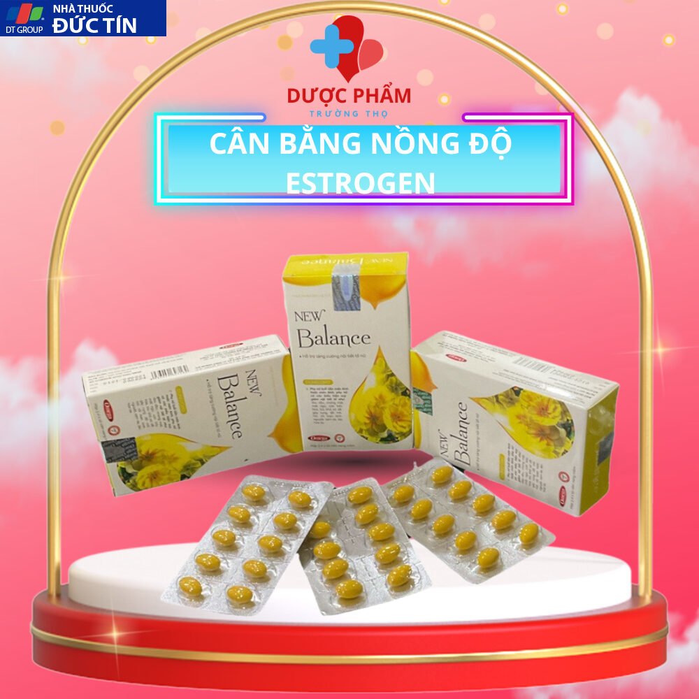 Nội tiết tố nữ New Balance , Tăng cường nội tiết tố nữ ở tuổi tiền mãn kinh giúp tăng ham muốn giảm khô khan hộp 30 viên 19 noitiet8